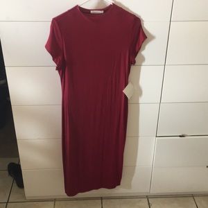Basic red dress